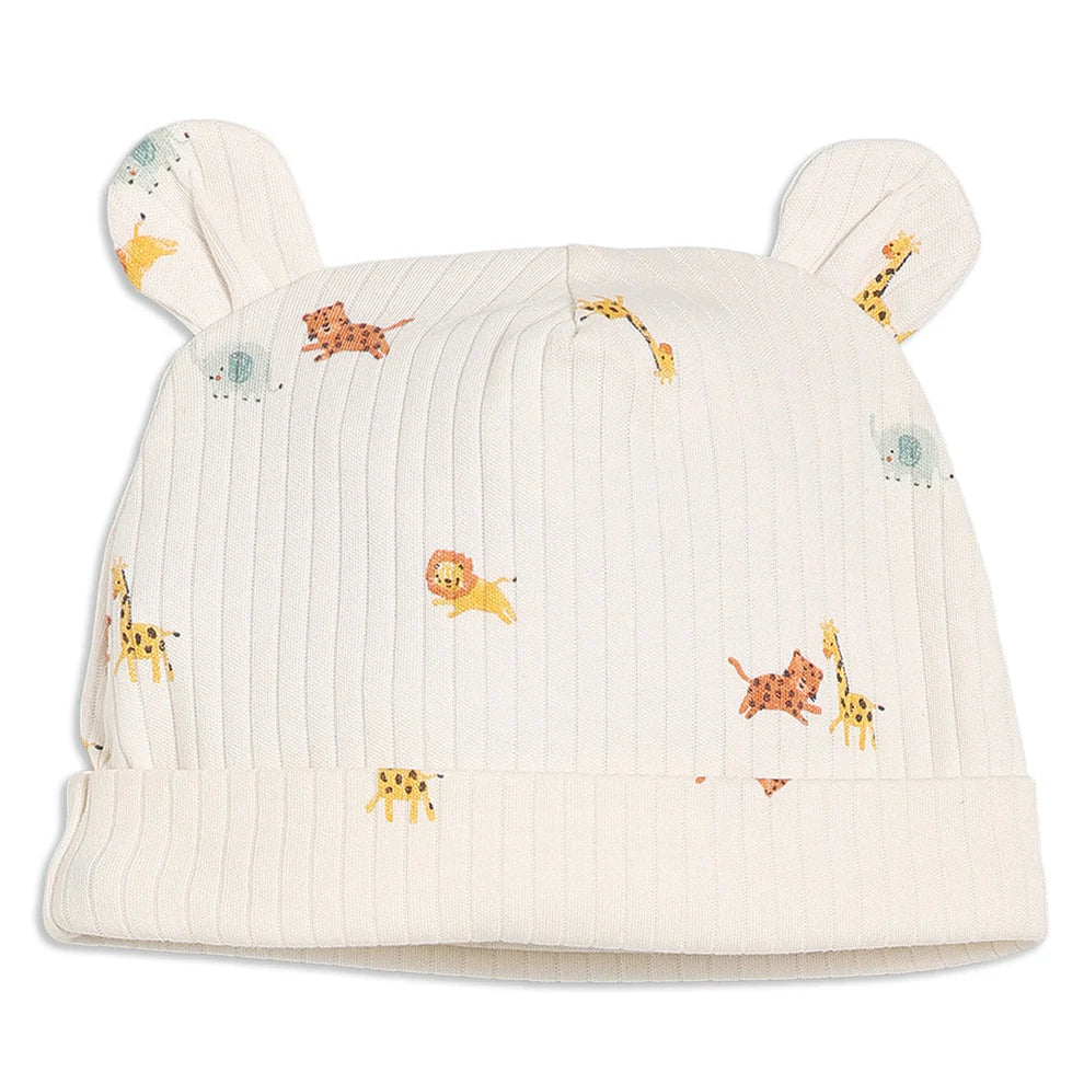 Mini Cuddles 3-Piece Baby Gift Set – Animal Print | Newborn to 3–6 Months