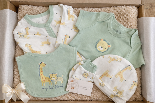 Safari Baby Gift Box – Neutral Green