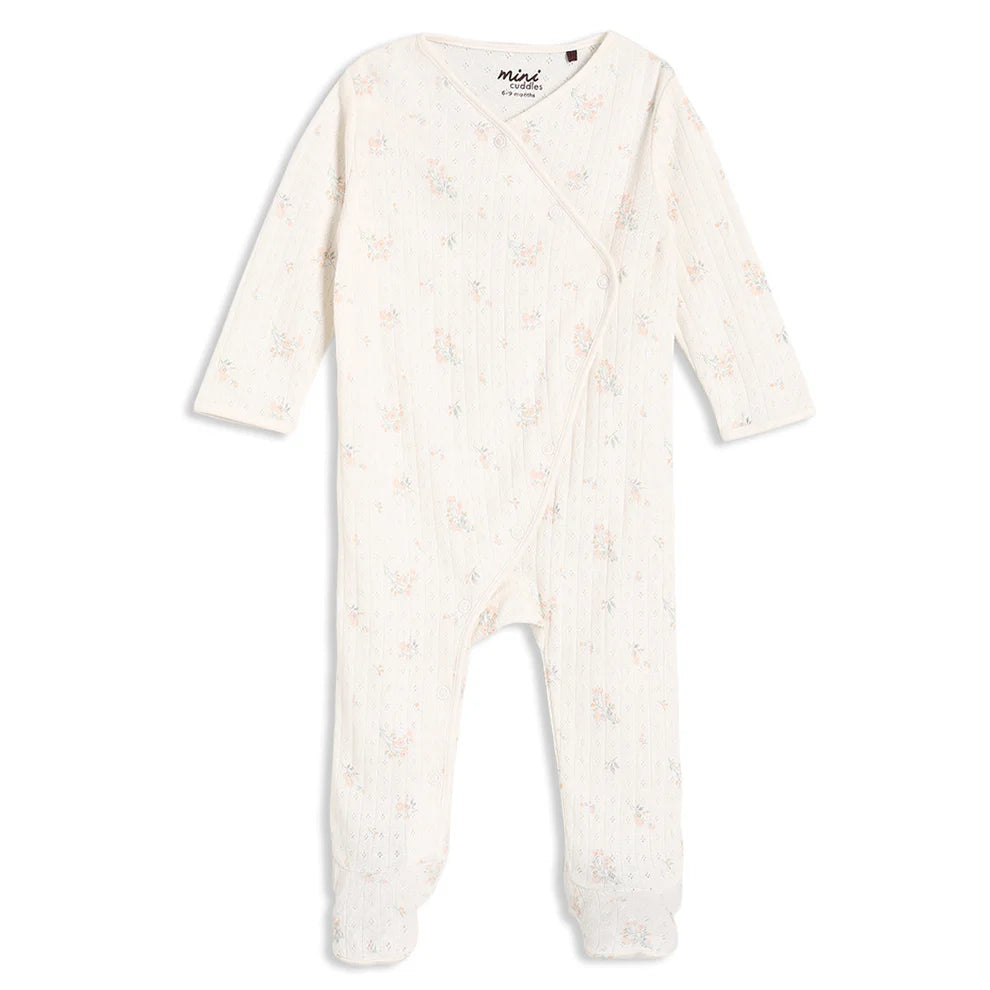 Mini Cuddles 3-Piece Baby Gift Set – Floral & Pink Blanket | Newborn to 3–6 Months