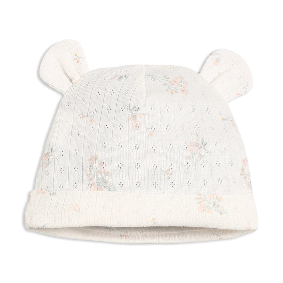 Mini Cuddles 3-Piece Baby Gift Set – Floral & Pink Blanket | Newborn to 3–6 Months