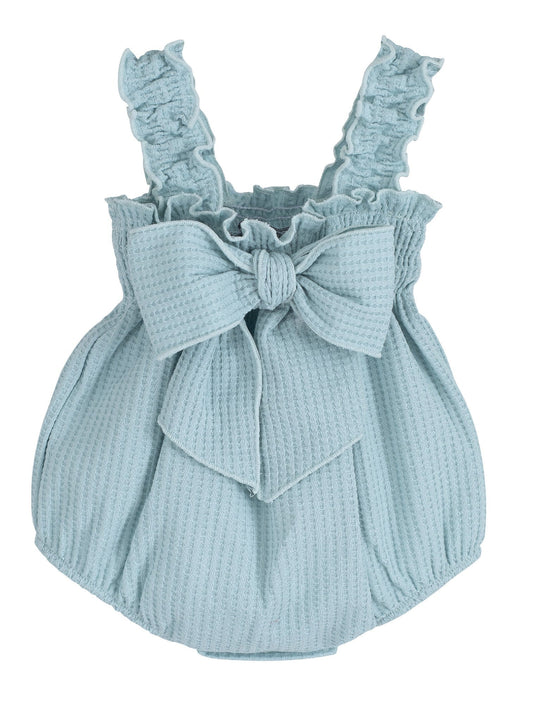 Calamaro Baby Bow Romper | 1 to 24 Months