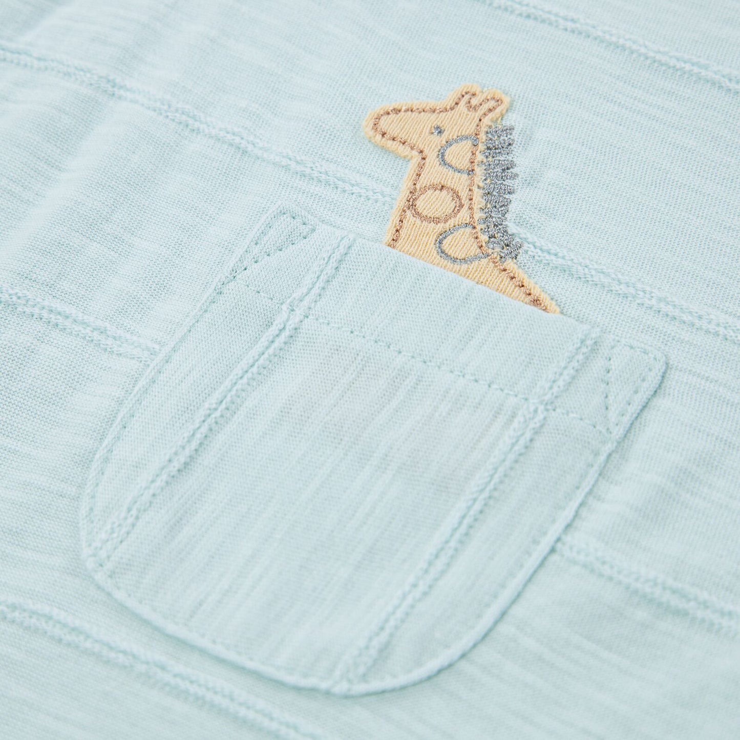 Huggies Safari Pocket Baby Jumpsuit – Pastel Blue| 3 - 24 Months
