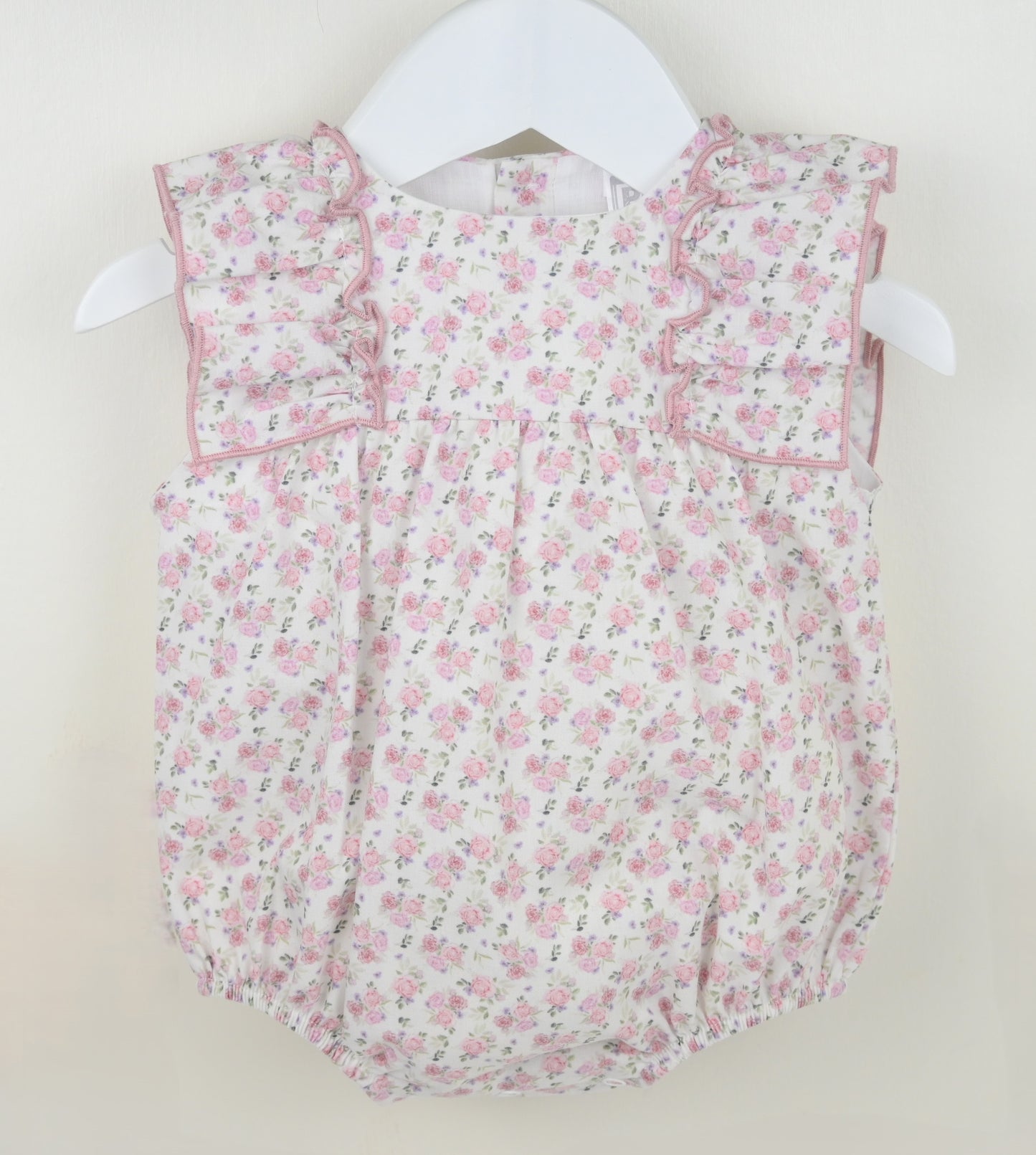 Pex Baby Girls Floral Frill Romper – Newborn to 18–24 Months
