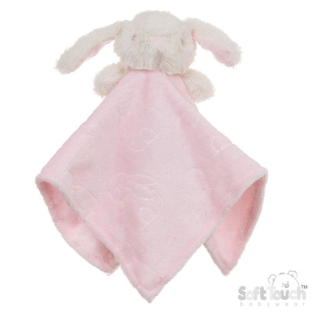 Embossed Baby Comforter with Animal Head – Multiple Colours