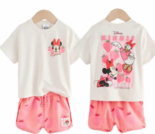 Disney Minnie Mouse Strawberry Short Set | 3–6 Months to 18–24 Months